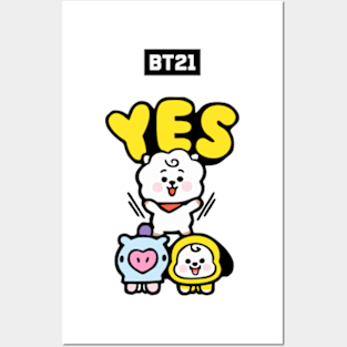 bt21 bts exclusive design 7 Posters and Art